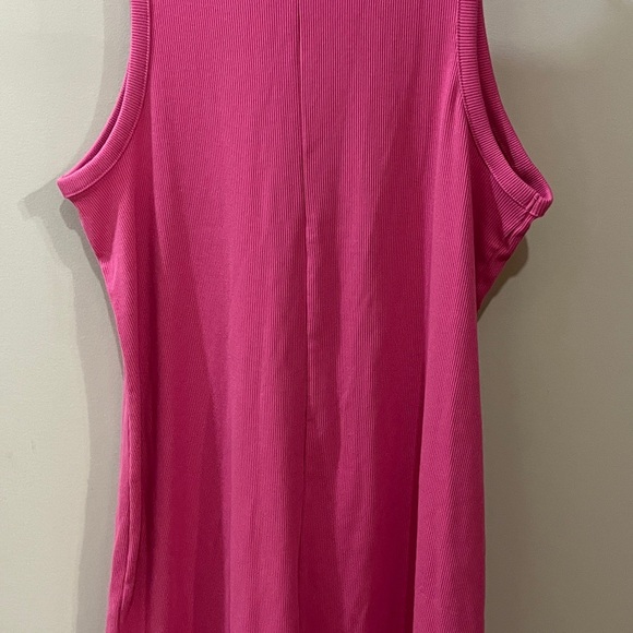 Cute pink ribbed dress, size xl - Picture 3 of 5